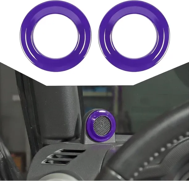 NEXUS 3 cm A Pillar Speaker Decoration Cover Trim Stickers Car Interior Accessories for 2007-2014 J…