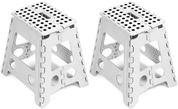 Folding Step Stool Foldable Non-Slip Home Ladder Camping Kids Chair - 2 Piece Step Kid Stool-generi…