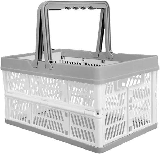 generic Plastic Multifunctional Fruit Baskets - Grey Storage Basket