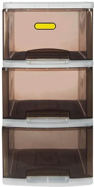 Unique Small 3 Drawer Slimline Storage Unit Clear Storage Box