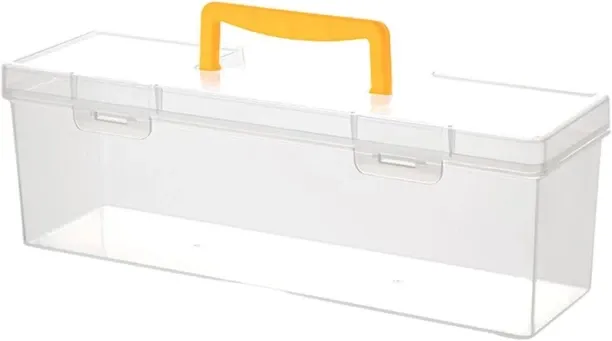 MCIP Heavy Duty Tool Box with Removable Dividers Pullout Organizers