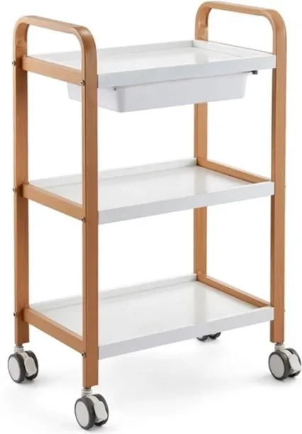 Beauty 3 Tier (Wooden Shelves) Cosmetic & Make-up Organizers