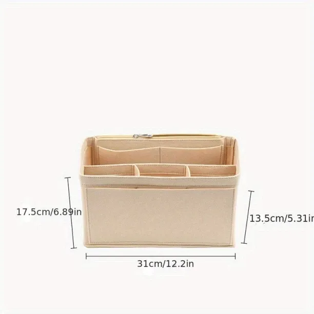 Huanix COACH Stroller Bag for Mom Inner Lining, beige Plastic Organizer Kitchen Rack