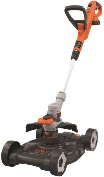 Black & Decker 18V 28cm 3-IN-1 Strimmer | STC1820CM-QW Cordless Grass Trimmer