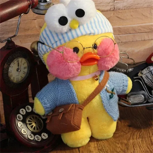 MAX (20 yellow)Cute Lalafanfan Yellow Cute Ducks Stuffed Soft Toy Kawaii Soothing Toys Animal Dolls…