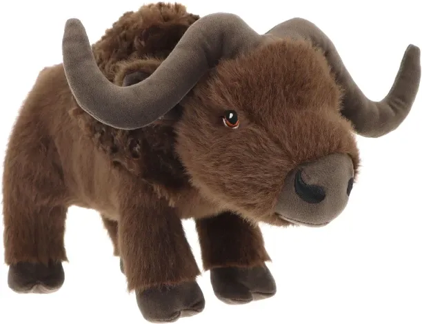 Keel Toys Big 5 Collection Buffalo 18cm Soft Toy - Eco-Friendly Plush  - 18cm