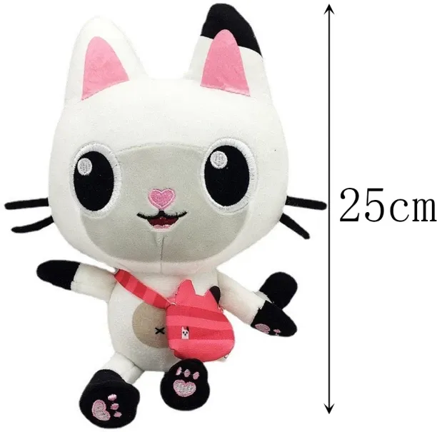 MAX (25CM)20-25cm Gabby Dollhouse Plush Toy Plush Gaby Toy House Cat Dolls Cartoon Stuffed Animals …