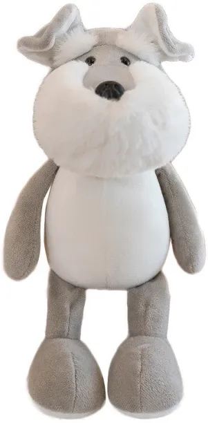 MAX (Dog3,25cm-28cm)Stuffed Plush Animals Toys Soft Dolls Jungle Lion Elephant Tiger Dog Fox Monkey…