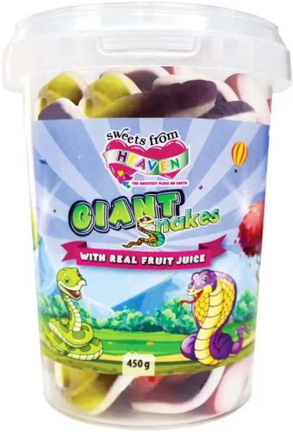 Sweets From Heaven Giant Snakes Fruit Sweets