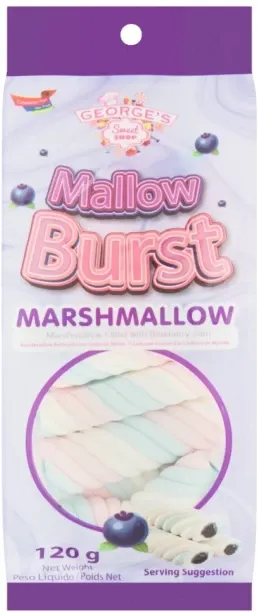 George Mallow Burst Blueberry Filled Blueberry Marshmallow