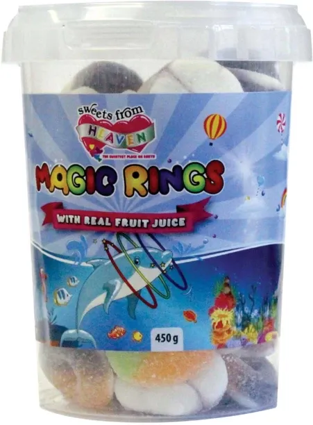 Sweets From Heaven Bckt Mgic Rings Fruits Sweets