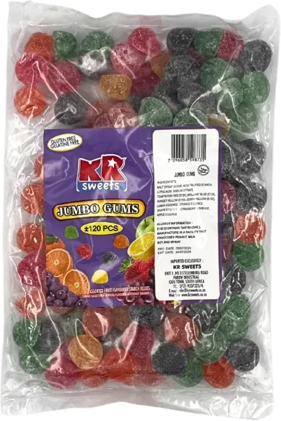 KR Sweets Jumbo Gums Mix Jelly Sweets