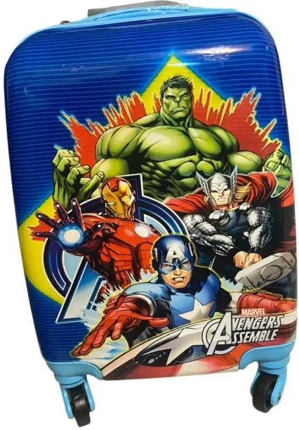 Avengers Luggage Bag -Suit Case Bag For Kids Marvel Avengers Luggage Bag With 4 Wheels -Suit Case F…