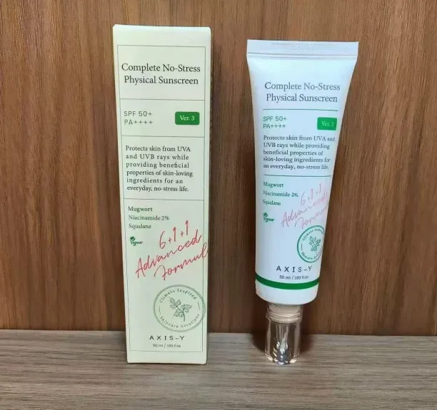 Axis-Y Sunscreen - SPF 50 PA++++ Complete No-Stress Physical Sunscreen