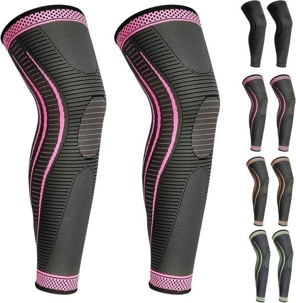 NEXUS 2 Packs Long Full Leg Knee Brace, Compression Knee Sleeves Support Relieve Pain from Acl,Pcl,…