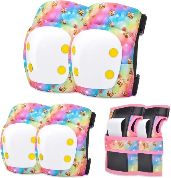 NEXUS Knee Pads for Kids 3-9 Years Toddler Knee and Elbow Pads with Wrist Guards 3 in 1 for Skating…
