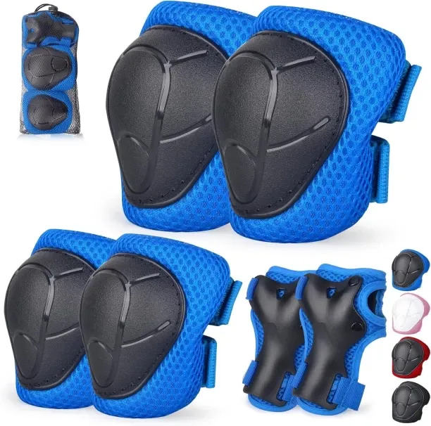 NEXUS Kids/Youth Knee Pads and Elbow Pads Set with Wrist Guard 3 in 1 Kids Protective Gear Set for …