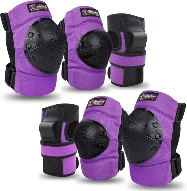 NEXUS Haomaomao Kids/Adult Knee Pads Elbow Pads Wrist Guards Set for Roller Skates, Scooter, Inline…