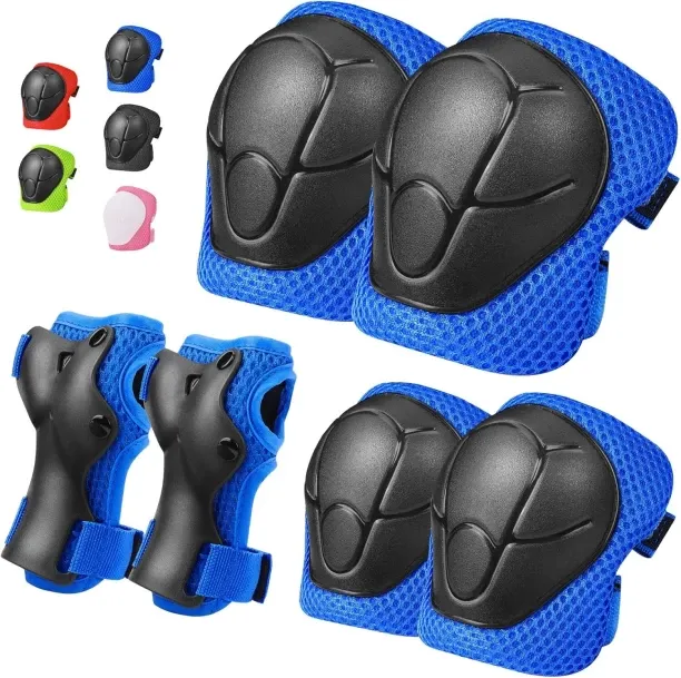 NEXUS Knee Pads for Kids 3-8 Years Boys Girls Protective Gear Set Toddler Knee and Elbow Pads with …