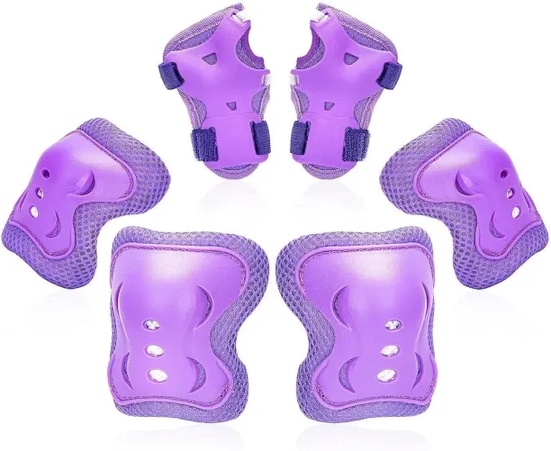 NEXUS Kids/Youth Knee Pad Elbow Wrist Pads Guards Protective Gear Set,for Roller Skates,Skateboard,…