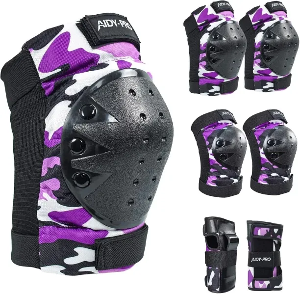 NEXUS Knee Pads and Elbow Pads for Adults Skating Protective Gear, Skateboard Pads for Adult Wrist …