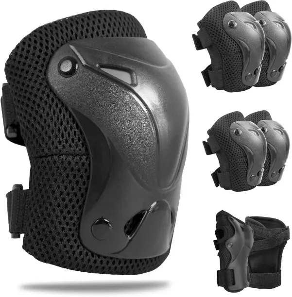NEXUS Roller Skate Pads Adult Knee And Elbow Pads For Roller Skating, Wrist Guards Skateboarding Pr…