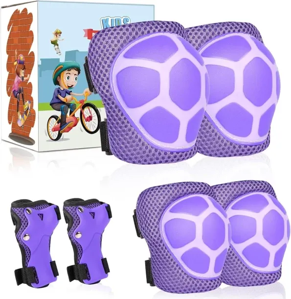 NEXUS Knee Pads for Kids 3-8 Years Boys Girls Protective Gear Set Toddler Knee and Elbow Pads with …
