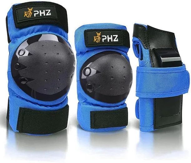 NEXUS Knee Pads Kids/Youth/Adult Protective Gear Set Elbow Pads Wrist Guards 6 in 1 for Sports Skat…