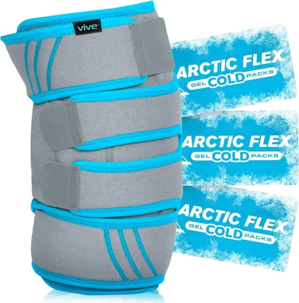 NEXUS Knee Ice Pack Wrap - Cold/Hot Gel Compression Brace - Heat Support Strap for Arthritis Pain, …