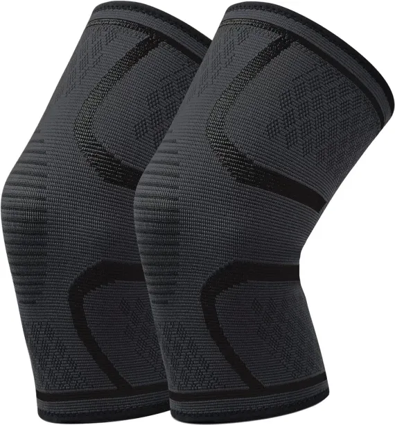 NEXUS Knee Brace for Knee Pain, 2 Pack Knee Compression Sleeve Support for Men & Women, Knee Pads f…