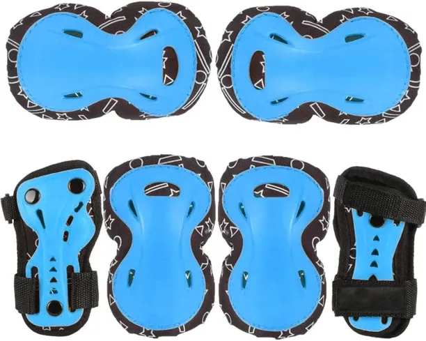 NEXUS Safety Gear for Kids 2-7 Years Old，Knee Pad Elbow Pads Wrist Guards 3 in 1 Adjustable Protect…