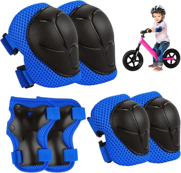 NEXUS Valentines Day Gifts for Kids-Knee Pads for Kids, Kids Knee Pads and Elbow Pads Set 6 in 1 fo…