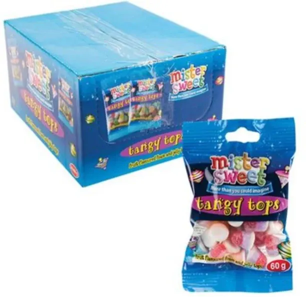 Mister Sweets Tangy Tops Sweets Pouch