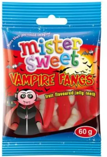 Mister Sweets Vampire Fangs Sweets Pouch