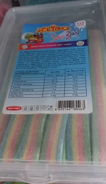 JELIDO Rainbow sweets Sour Blast Box