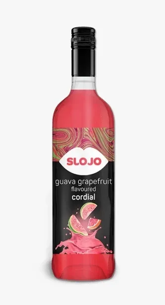 SLOJO guava grapefruit cordial