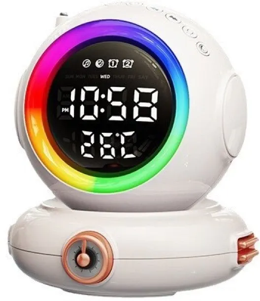 Wagu drum Plastic Analog-digital Table Clock