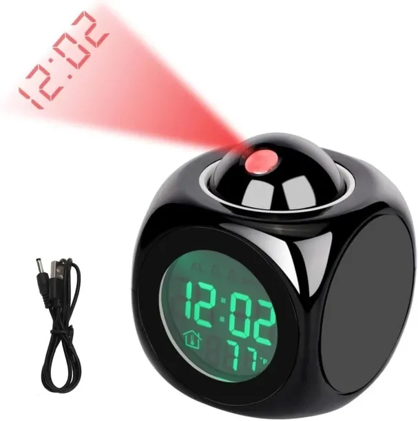 Flycross Plastic Digital Table Clock