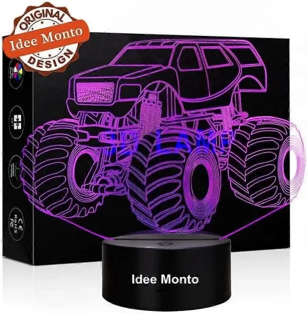 Huanix Remote Control Night Light Lamp Bedtime Night Light LED Lamps 3D Lighting Light Guide Bedroo…
