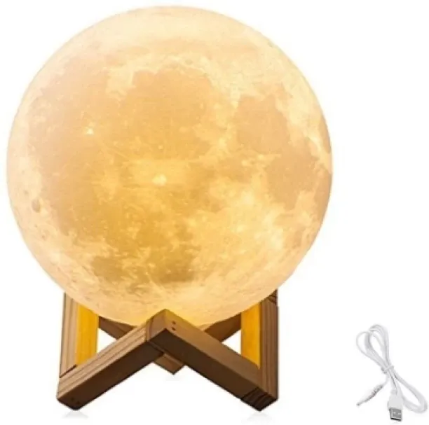 PSM23 PSM Moon Lamp 3D Printing Brightness Touch Control Night Lamp