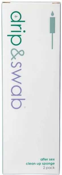 DRIP & SWAB After Sex Clean-Up Sponge - 2 pack Tampons
