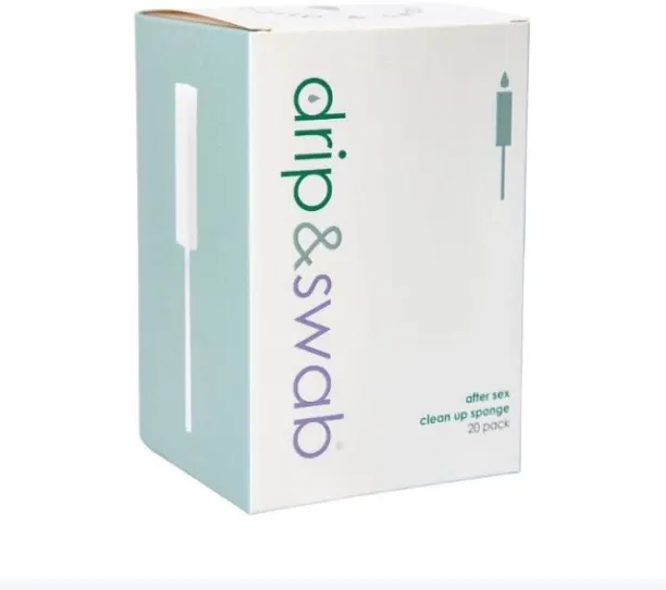 DRIP & SWAB after sex clean-up sponge - 20 pack Tampons