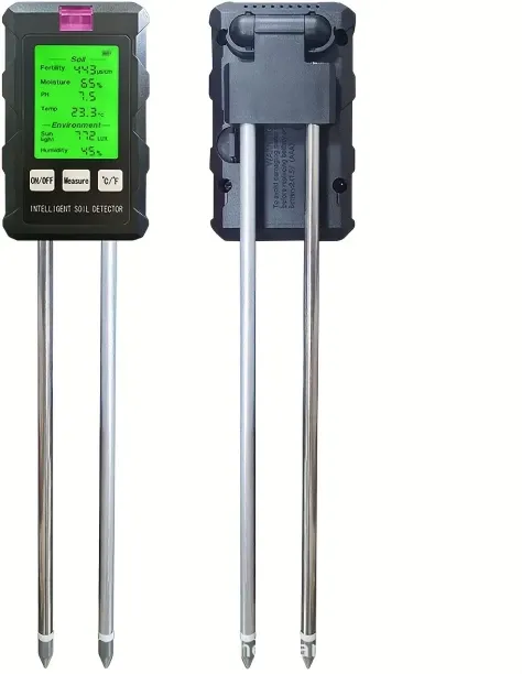QISHI 6-In-1 Multifunctional Soil Analyzer, Temperature, Light, Ph, And Humidity Measuring Tool Ana…