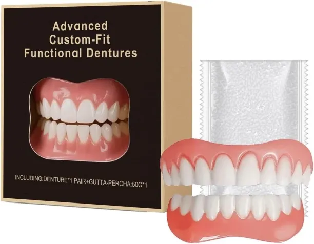 LIUHUI Tooth Repair Kit, Dentures Upper and Lower Dentures Set, Fix Your Smile at Home Quickly, Fal…