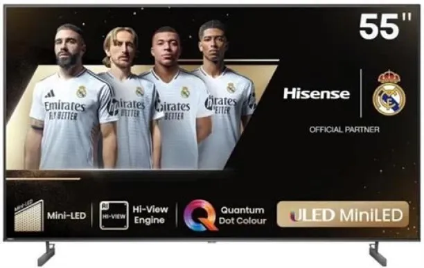 Hisense 139 cm (55 inch) Mini Led Ultra HD (4K) VIDAA Smart TV