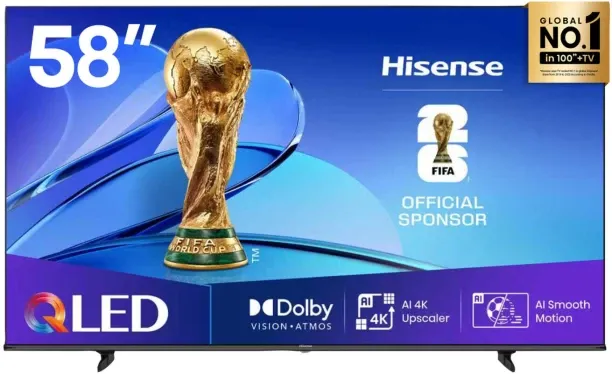 Hisense 147 cm (58 inch) LED Ultra HD (4K) VIDAA Smart TV