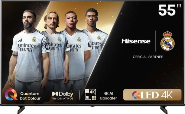 Hisense 139 cm (55 inch) QLED Ultra HD (4K) VIDAA Smart TV