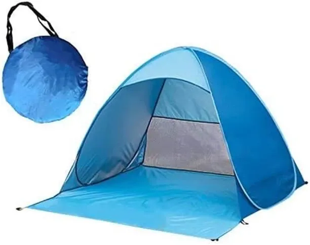 P Concepts UPF 50+ Easy Pop up Beach Tent Sun Shelter 3-4 Person Instant Automatic Portable Baby Ca…