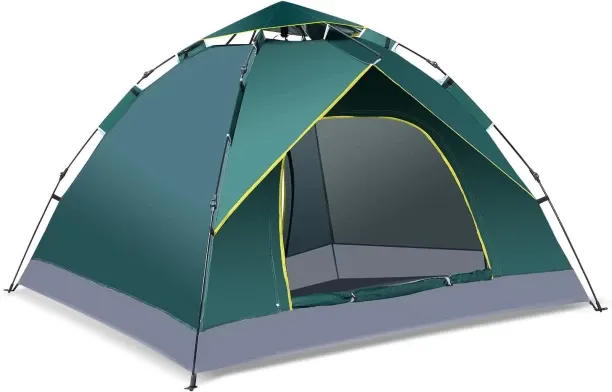 Flycross 2/3/4 Person Camping Tent, Instant Easy Pop Up Tents for Camping,Automatic Waterproof Fami…
