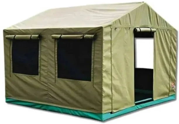 Generic 3.2mx3.7m Cabin Style Canvas Camping Canvas Tent
